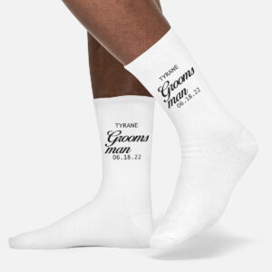 Personalized Socks for the Wedding Party