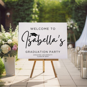 Graduation Party Welcome Sign