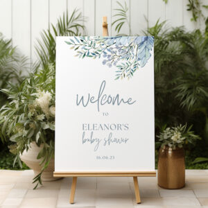 Sweet Acrylic Welcome Board for Baby Shower